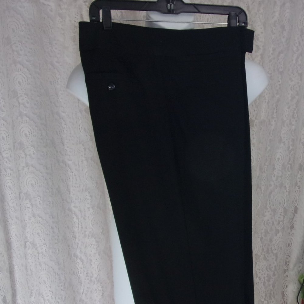 Ava & Grace Black Wide Leg Capris Size 12 NWOT